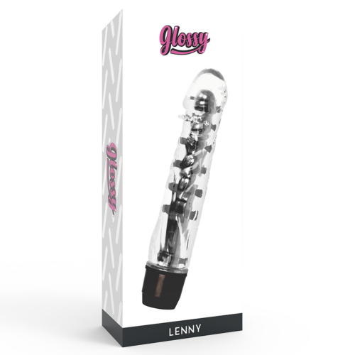Vibrator GLOSSY LENNY mit ergonomischem Design und starken Vibrationen