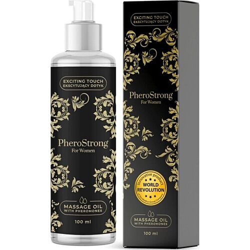 Massageöl Pherostrong 100 ml mit Pheromonen für Frauen