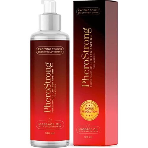 Massageöl Pherostrong Limited Edition mit Pheromonen für Frauen