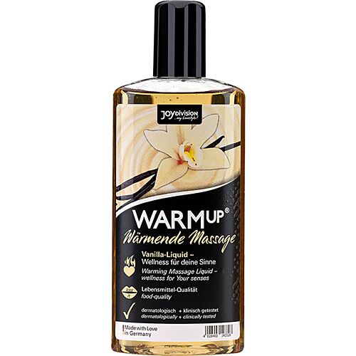 Massageöl WARMup von JOYDIVISION – Vanille 150 ml