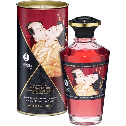 SHUNGA Massageöl Erdbeere & Cava 100 ml