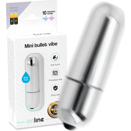 Mini Vibrator ONLINE Mini Bala mit 10 Vibrationsmodi