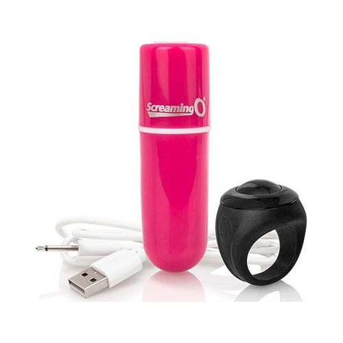 Mini-Bullet Screaming O Charged Vooom mit Fernbedienung