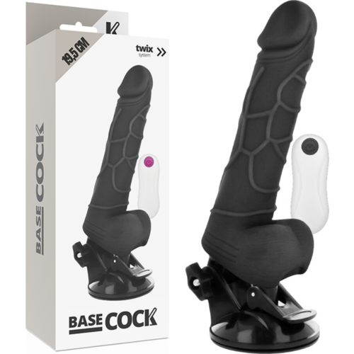 Vibrador Realístico BASECOCK mit Fernbedienung 19.5 cm