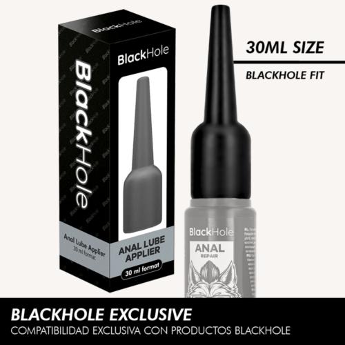 Anal Gleitmittel Applikator BLACK HOLE S Größe