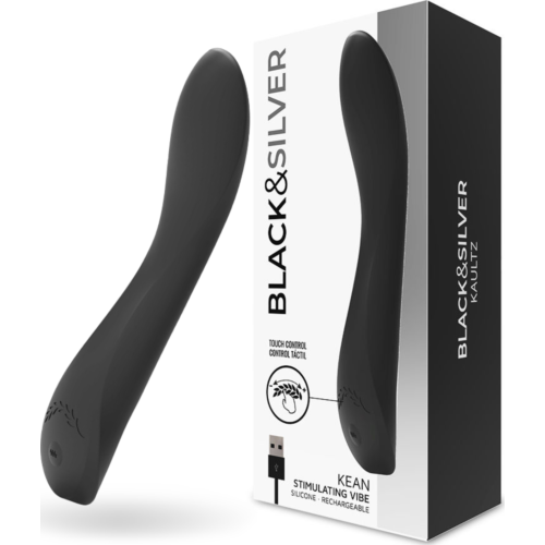 Vibrator BLACK&SILVER Kean mit Touch Control