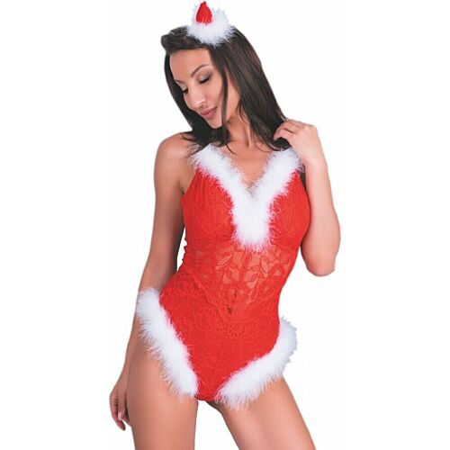 Weihnachtsbody Livco Corsetti Naughty Santa für elegante Kurven