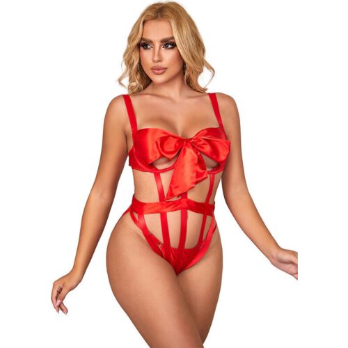 Bodys SUBBLIME BODY SEXY CALADO mit rotem Schleifen-Design