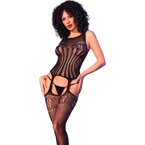 Bodystocking CHILIROSE CR 4855 mit taillenbetonendem Muster