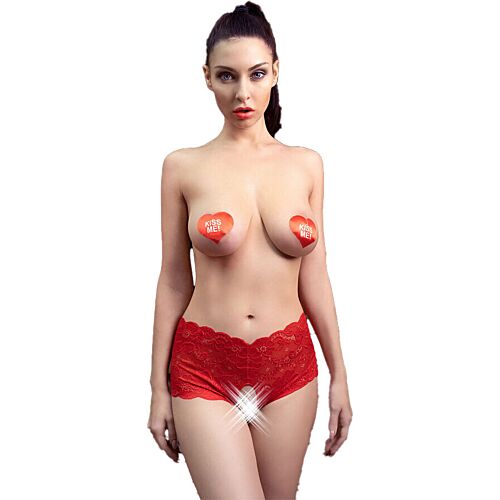 Slips mit offenem Schritt Chilirose CR 4641 L/XL