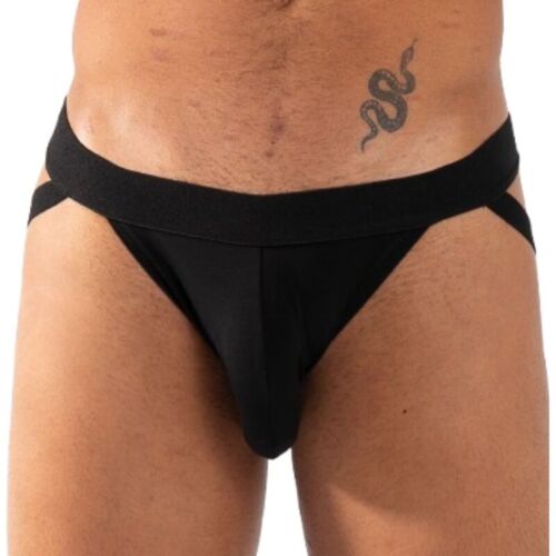 Jockstraps BURN 011 DOUBLE BLACK JOCK M mit sinnlichem Design