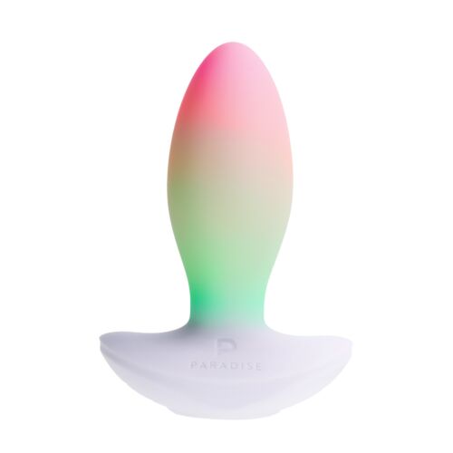 Vibrator Paradise Pleasure Products The Plug mit RGB-Beleuchtung