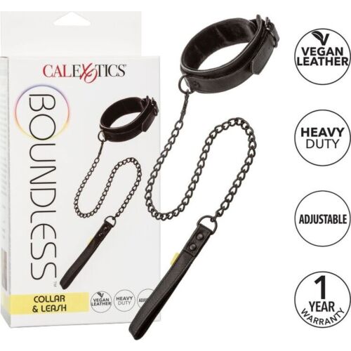 Bondage Collar CALEXOTICS BOUNDLESS mit abnehmbarer Leine