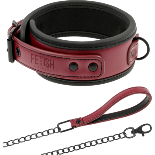 Bondage Halsband FETISH SUBMISSIVE DARK ROOM mit Kette
