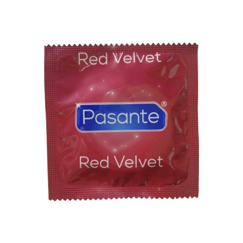 Kondom Pasante Red Velvet – einzeln verpackt