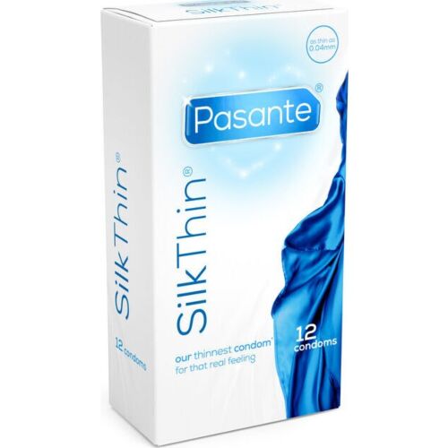 Kondome Pasante Silk Thin 12 Stück - Extra dünn für mehr Empfindungen