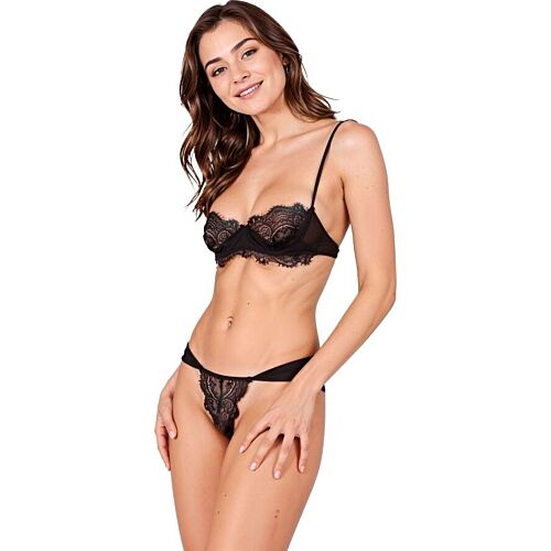 Lingerie PASSION TIVOLEA Set mit Spitzen-BH und Tanga