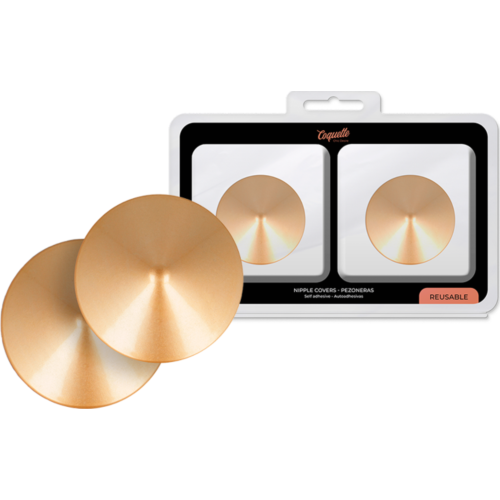 Glamouröse goldene Nippelabdeckungen