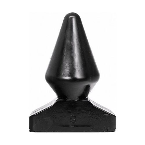 Anal Plug ALL BLACK 18,5 CM – konische Form für einfaches Einführen