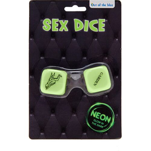 Out Of The Blue Dados Flou Ingles fluoreszierende Spielwürfel