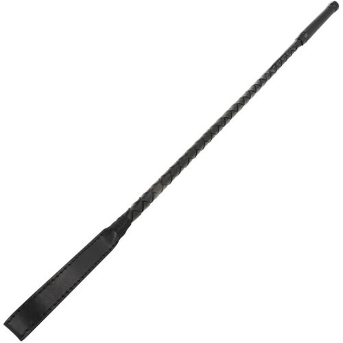 Fetisch Peitsche DARKNESS 60 cm mit PVC-Spitze