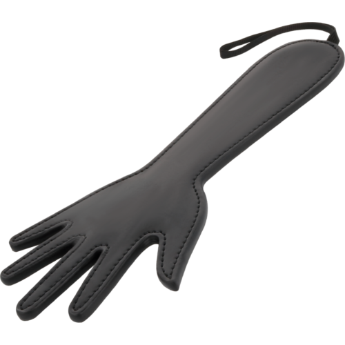 BDSM Paddel Darkness Schwarz | Fetisch-Handpaddel für Kontrolle