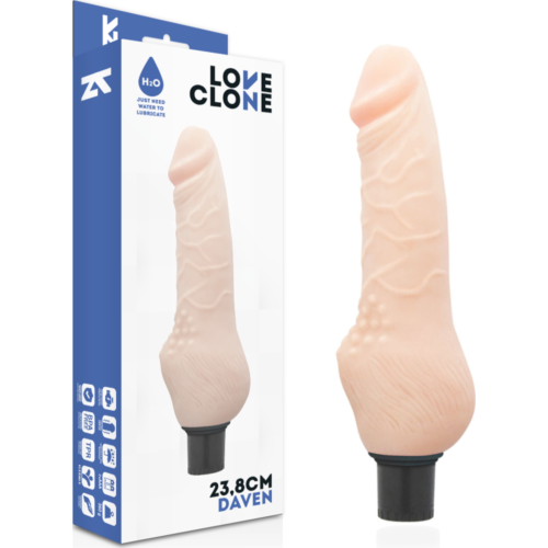 REALISTISCHER VIBRATOR LOVECLONE DAVEN mit Selbstschmierung