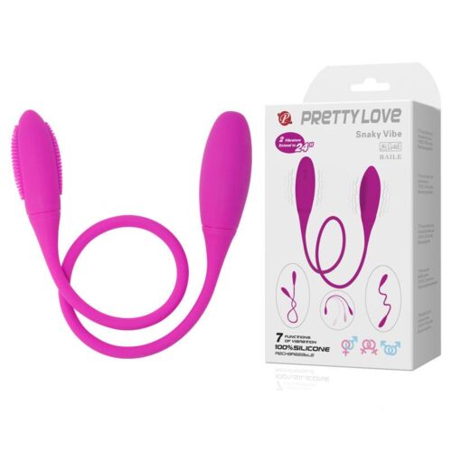 Vibrator PRETTY LOVE SNAKY DELUXE mit zwei Enden