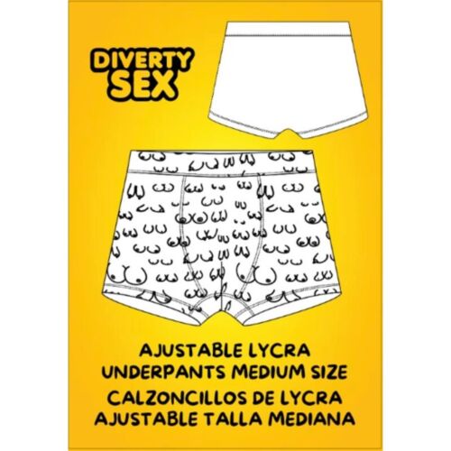 Boxershorts Diablo Picante Medium Größe mit Brustdesign