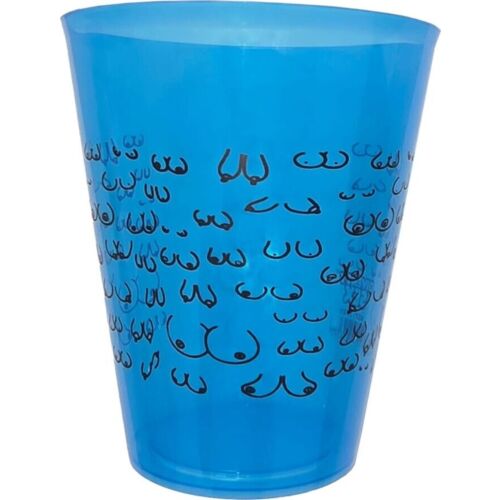 Becher DIABLO PICANTE mit schwarzem Brustmotiv und 500ml