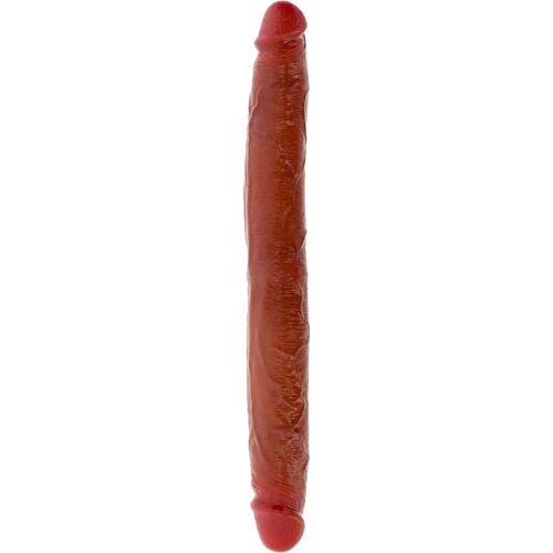 Doppel-Dong Dildo GET REAL 35 cm mit beweglicher Vorhaut