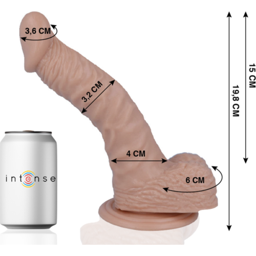Dildo MR. INTENSE 18 - realistischer Penis mit Ventosa