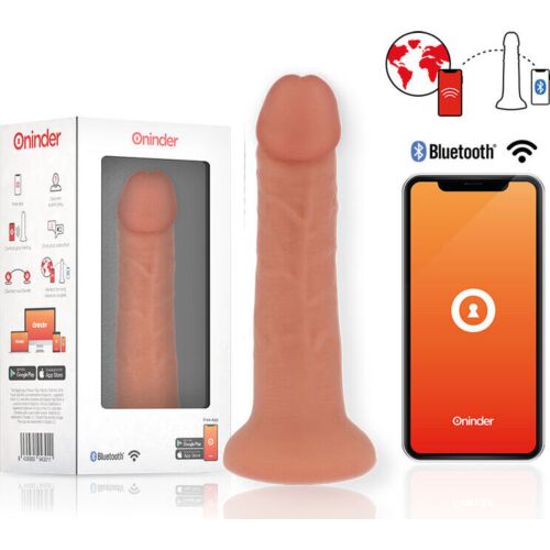Vibrator ONINDER Bogotá 22 cm mit App-Steuerung