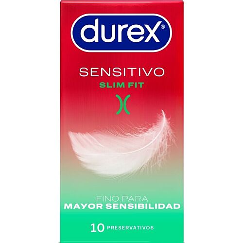 Kondome Durex Sensitivo Slim Fit 10 Stück - Sensibilität und perfekte Passform