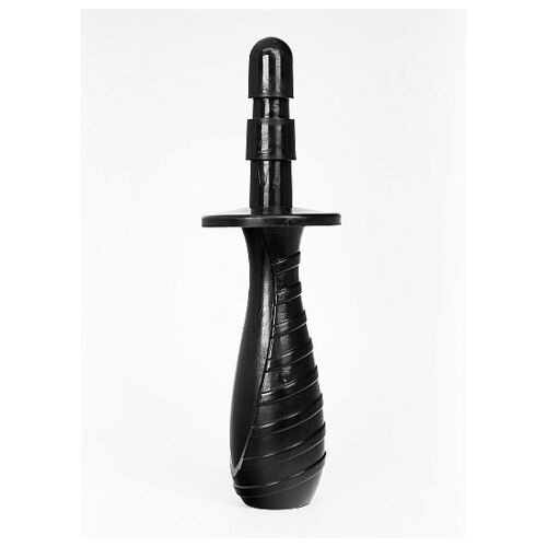 BDSM Anal Plug HUNG SYSTEM - STECKER SCHWARZ mit starkem Saugsystem