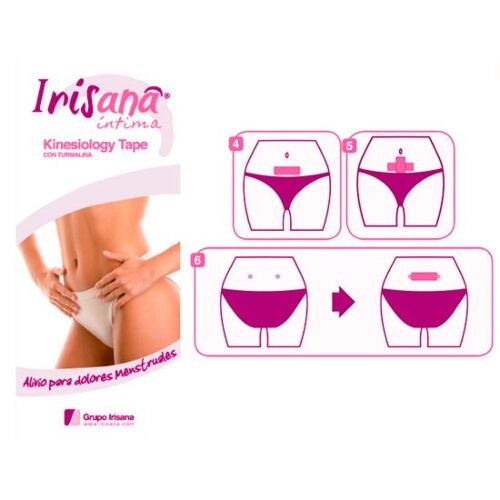 Kinesiologie Tape IRISCUP IRISANA für Menstruationsschmerzen