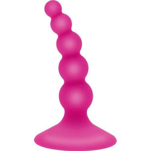Analstimulator S Pleasures Sassy Pink mit 5 Kugeln