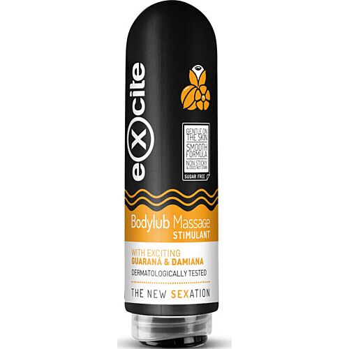 Körpermassage Gel EXCITE Guaran 200 ml mit afrodisierender Wirkung