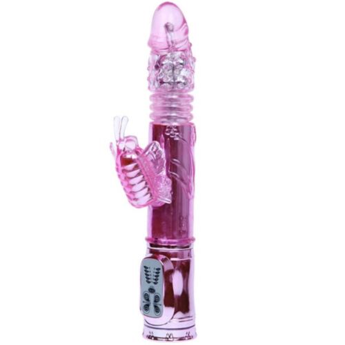 Vibrator BAILE ROTATIONS mit doppelter Rotation und Schmetterlingsstimulator