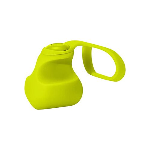 Mini Vibrator Dame Products Fin Citrus mit Fingeradapter