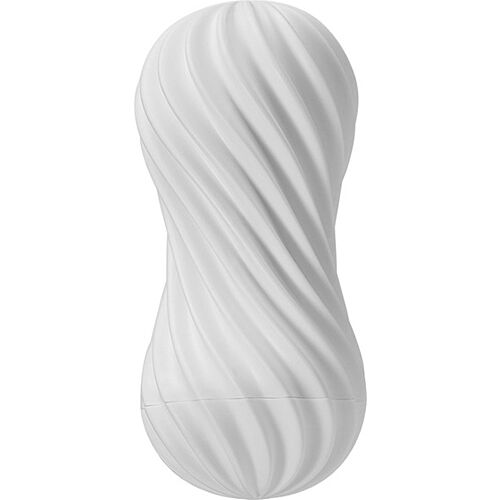 Masturbator Tenga Flex White mit spiralförmiger Stimulation