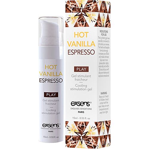 Stimulationsgel Exsens Hot Vanilla Espresso 15 ml