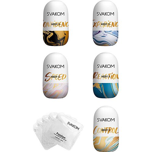 Masturbator-Eier SVAKOM Hedy X-5 mit reversiblen Texturen