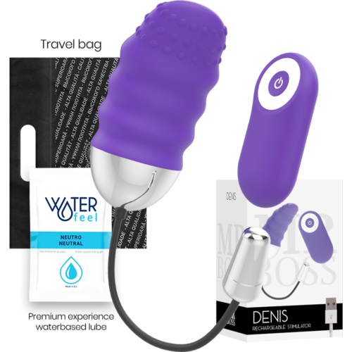 Eier Vibrator MR. BOSS DENIS mit Fernbedienung und 10 Modi