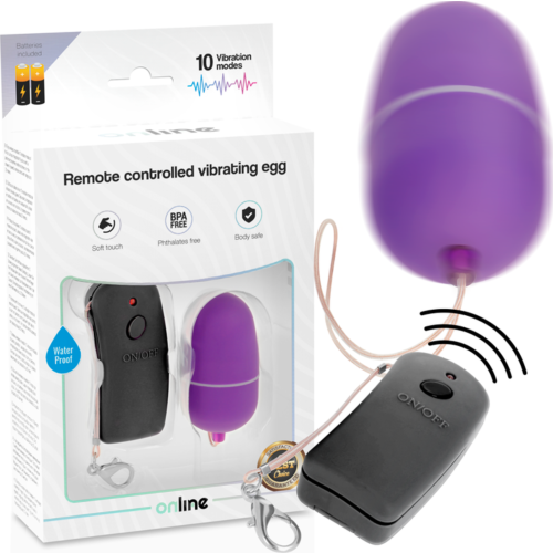 Vibrator ONLINE EGG mit Fernbedienung und 10 Modi