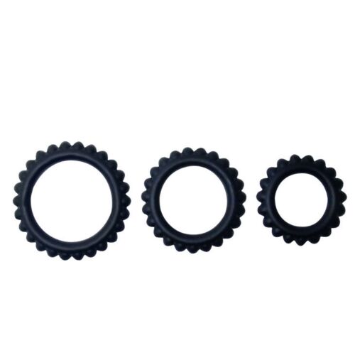 Cockring Set BAILE - TITAN 3 PCS für intensiven Halt