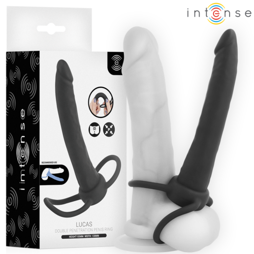 INTENSE FOR HIM LUCAS Analdildo mit integrierten Penis- und Hodenringen