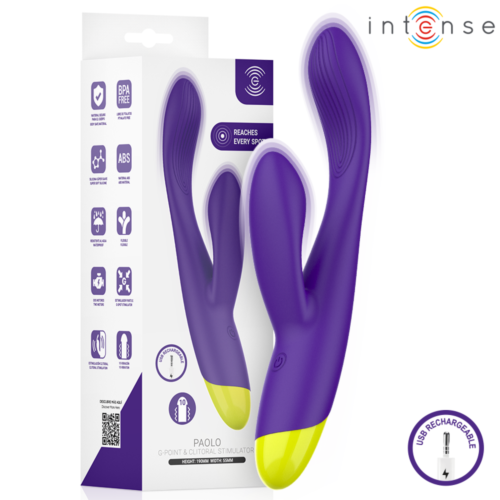 Vibrator INTENSE PAOLO mit dualer Stimulation