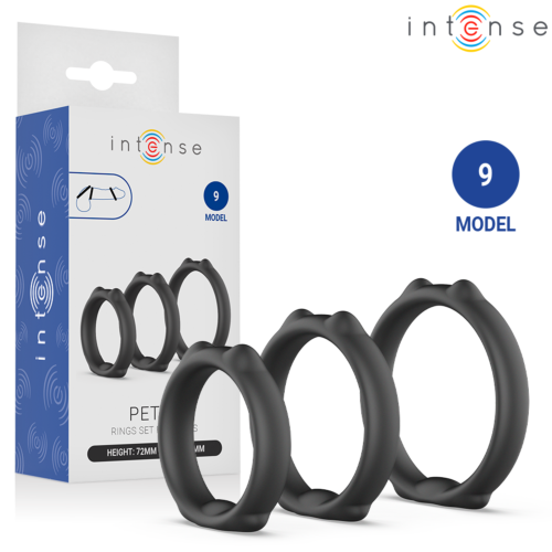 Penis Ringe INTENSE FOR HIM Set aus 3 Größen