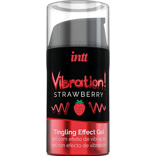 INTT Vibrationsgel Erdbeere 15 ml | Intensivierende Erfahrung